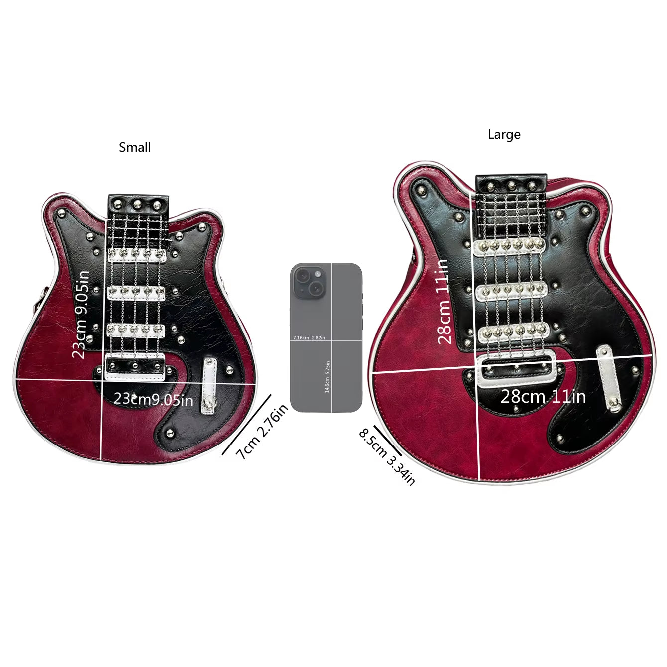 Guitar Style Leather Purse