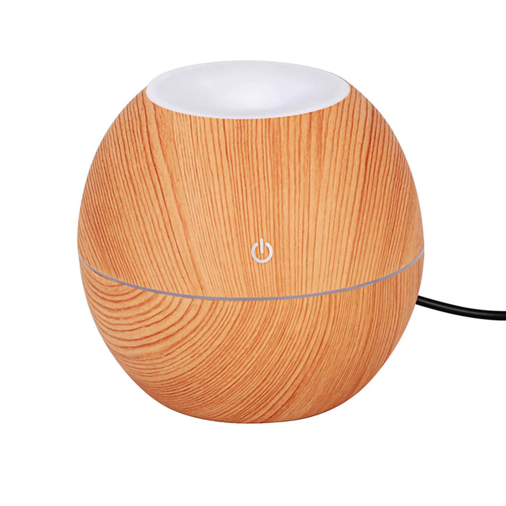Aromatherapy Essential Oil Diffuser – Ultrasonic Mist Humidifier with Auto-Off & LED Colors for Home or Office