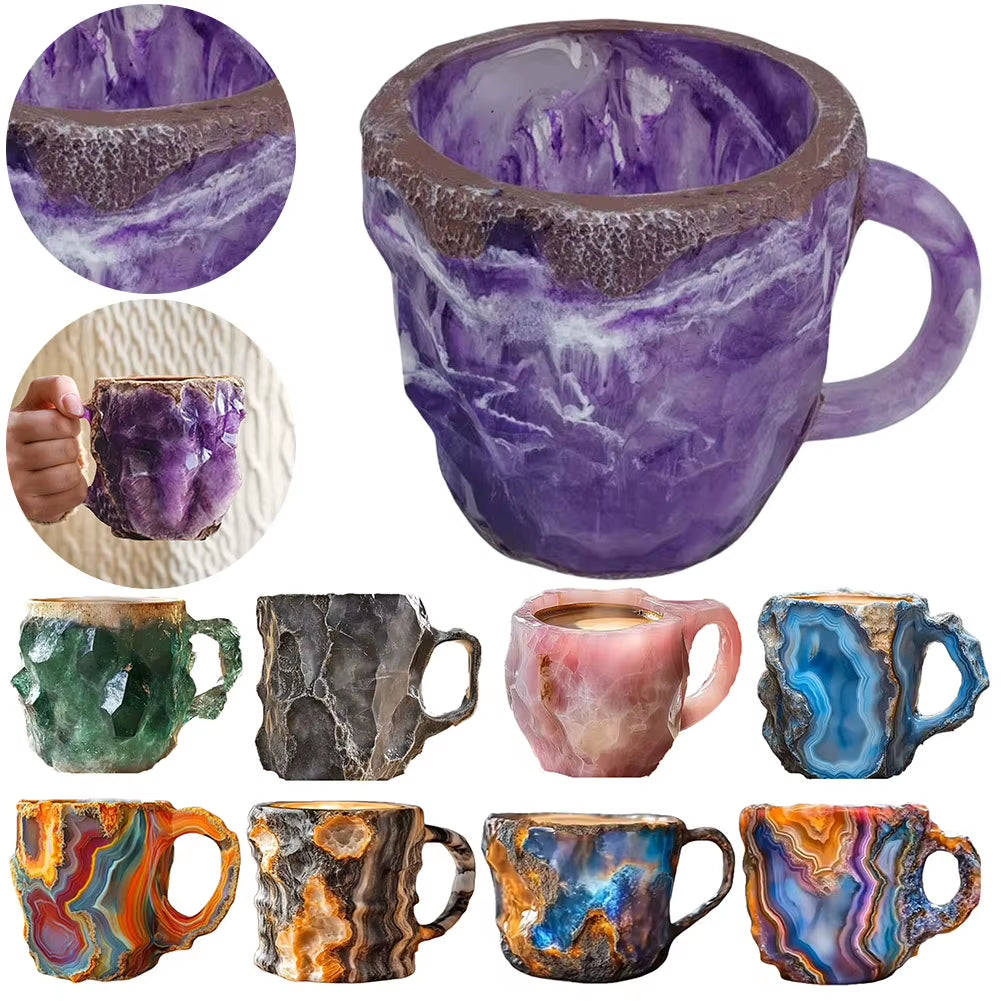 Sip in style with our stunning Simulated Mineral Crystal Coffee Mug! Perfect for coffee lovers and a cute gift idea! ☕✨ #CoffeeLovers #GiftIdeas