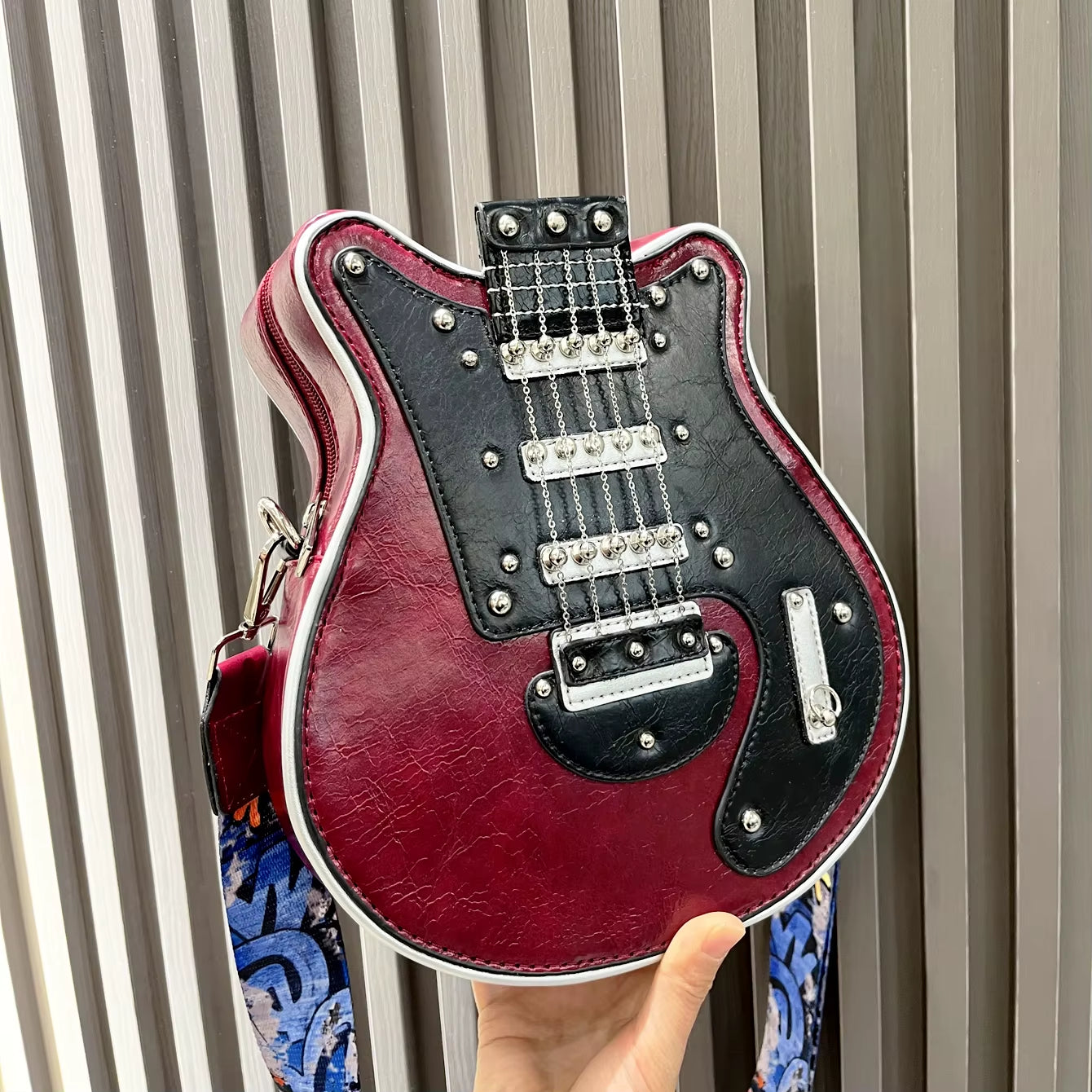 Guitar Style Leather Purse